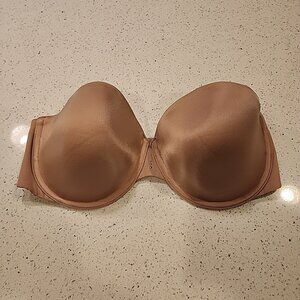 Victorias Secret Biofit Multiway Bra 34DD Nude Underwire *no Straps